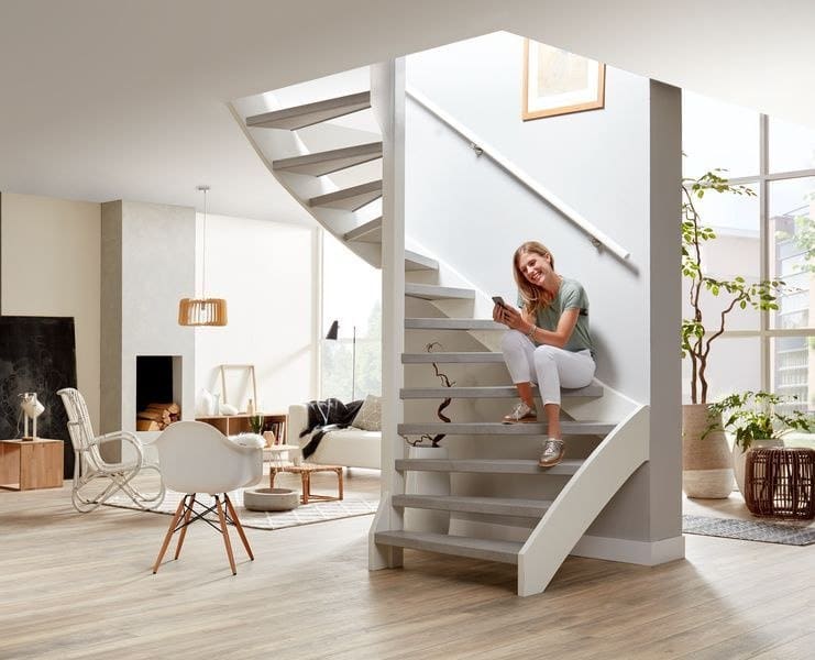 Je huis moderniseren: laminaat op de trap