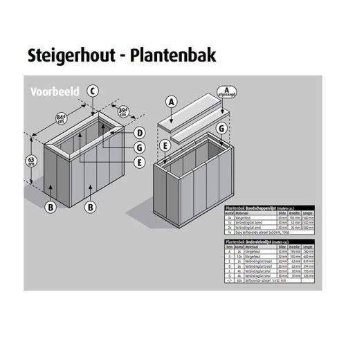 Kwik Tienerjaren Dwingend Steigerhouten plantenbak maak je eenvoudig met ons stappenplan.