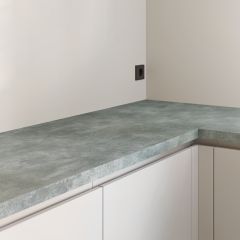 Werkblad op maat Lichtgrijs beton