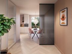 Decowall Roomdivider latte MDF chêne de lave 4pcs