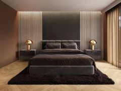 Decowall Acoustic Advanced chêne bronze  260x300cm 2 pièces