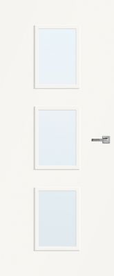 Caracas wit blank glas 83 cm x 201,5 cm