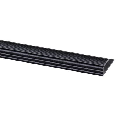 Eindprofiel zwart 4-6mm lengte: 950mm