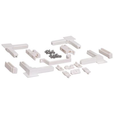 Moustiquaire de fenêtre standard kit de montage blanc