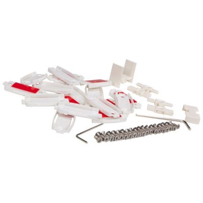 Porte de montage porte moustiquaire plissée Confort