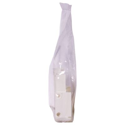 Moustiquaire enroulable ensemble de bouchon de tuyaux blanc